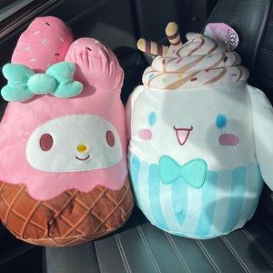 Cinnamoroll & My Melody Squishmallows